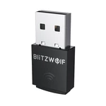BlitzWolf®BW-NET5 Mini 300M USB WiFi Adapter 2.4G Wireless Network Card External Wifi Dongle Support Soft-AP