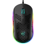 ZIYOULANG M8 Wired Game Mouse Breathing RGB Colorful Honeycomb Hollow 12000DPI Gaming Mouse USB Wired Gamer Mice for Des