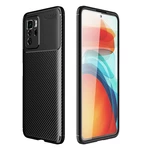 Bakeey for Xiaomi Redmi Note 10 Pro 5G Case Luxury Carbon Fiber Pattern Shockproof Silicone Protective Case Non-Original