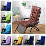 8 Colors 40*110*8cm Chair Cushion Cotton Soft Sun Lounger Deck Topper Thick Pad