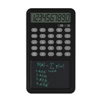12 Digit Calculator with LCD Writing Board Left Hand Portable Drawing Draft Board Office Finance Calculator for School a
