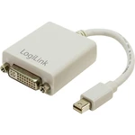 LogiLink CV0037 DisplayPort / DVI adaptér [1x mini DisplayPort zástrčka - 1x DVI zásuvka 24+5-pólová] biela  0.09 m