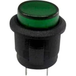 TRU COMPONENTS TC-R13-523AL-05GN tlačidlo 250 V/AC 1.5 A 1x vyp/(zap) bez aretácie zelená   1 ks