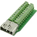 HDMI konektor TRU COMPONENTS  zásuvka, vstavateľná vertikálna, pólů 22, 1 ks