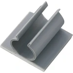 TRU COMPONENTS  úchytka samolepiaci 543379 Priemer káblového zväzku (rozsah) 12.70 mm (max)   sivá 1 ks