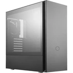 Cooler Master Silencio S600 TG midi tower PC skrinka čierna 2 predinštalované ventilátory, bočné okno, prachový filter,