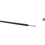 LiYv 1,00 qmm black, Hook-up wire , stranded, PVC 060110009 Kabeltronik