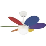 Westinghouse Turbo II stropný ventilátor  (Ø) 76 cm Farba listu: farebná, biela, javorová Farba púzdra: biela