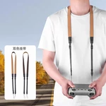 BRDRC RC Smart Remote Control Lanyard Neck Strap Adjustable brown Hanging Buckle Rope for DJI Mini 3 PRO Screen Controll