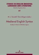 Medieval English Syntax