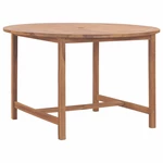 Garden Table 47.2"x29.9" Solid Teak Wood