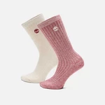 TIMBERLAND Two Pair Pack Ribbed Boot Socks