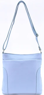 Dámská kožená kabelka crossbody Arteddy - světle modrá