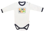 Mamatti Kojenecké body dlouhý rukáv, Hero - bílé, vel. 80 (9-12m)