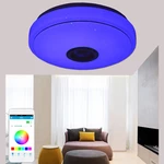 33CM 70W bluetooth Smart LED Ceiling Light Music Speaker Remote Control APP Control RGBW Color Lamp AC180-265V
