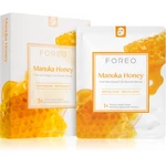 FOREO Farm to Face Sheet Mask Manuka Honey plátýnková maska s hydratačním a revitalizačním účinkem 3x20 ml