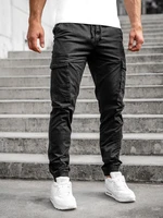Černé pánské jogger kapsáče Bolf CT6710SO