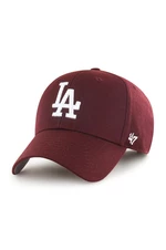 Čepice 47brand MLB Los Angeles Dodgers červená barva, s aplikací