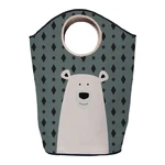 Úložný kôš Mr. Little Fox Polar Bear, 60 l