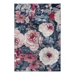 Modro-červený koberec Mint Rugs Peony, 80 x 150 cm