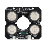 3pcs IR LED Board for CCTV Camera 4*Array IR LED Spot Infrared Light Board Night Vision 850nm DC12V