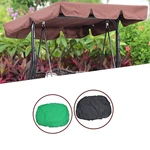 195x125cm Outdoor Swing Chair Hammock Canopy Waterproof Swing Chair Awning Top Cover Canopy Tent Sunshade