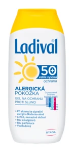 LADIVAL Gel alergická kůže SPF50+, 200 ml
