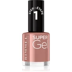Rimmel Super Gel gélový lak na nechty bez použitia UV/LED lampy odtieň 033 R&B Rose 12 ml