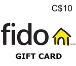 Fido PIN C$10 Gift Card CA