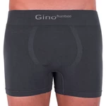 Męskie bokserki Gino Bamboo Seamless Grey (54004)