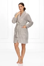 Grey bathrobe Thira Gray