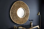 Závěsné zrcadlo ESUS Dekorhome 112 cm Zlatá,Závěsné zrcadlo ESUS Dekorhome 112 cm Zlatá