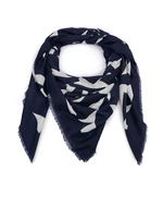 Orsay Tmavě modrý vzorovaný dámský šátek - Dámské
