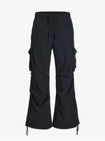 Black Men's Cargo Pants Jack & Jones Parachute - Men's