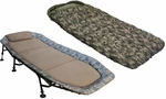 ZFISH Camo Set Flat Bedchair + Sleeping Bag Łóżko