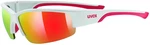 UVEX Sportstyle 215 White/Mat Red/Mirror Red Ochelari ciclism