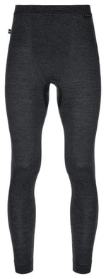 Men's thermal trousers made of wool MAVORA BOTTOM-M black