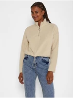 Beige women's sweatshirt Noisy May Misser - Women