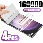 4PCS Hydrogel Film Full Cover For Samsung Galaxy A50 A51 A52 A53 A70 A71 A72 A73 A12 A21S A52S A33 A54 A20 A40 Screen Protector