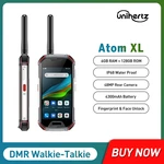 DMR Walkie-Talkie IP68 Waterproof Rugged Mobile Phone Unihertz Atom XL 6GB 128GB Android 10 48 MP 4300mAh NFC 4G Cellphone