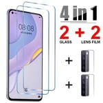 4 in 1 Protective Glass for xiaomi mi 11 10 9 Lite 10T 9T Pro Camera film Protector for xiaomi Poco X3 NFC X2 F3 F2 GT C3 A3 A2