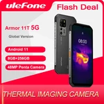 Ulefone Armor 11T 5G FLIR® Thermal Imaging Camera Rugged Mobile Phone Android 11 8GB 256GB Smartphone Waterproof Mobile Phone