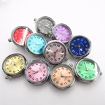 New 6pcs/lot Mix Color Watch Face Click Snap Buttons for 18mm Snap Bracelet&Bangles DIY Snap Jewelry Interchangeable buttons