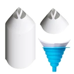Paint Strainer Funnel 230pcs Cone Shaped Funnel Filter Tips Replacement Fine Mesh Screen Filters Automotive & House Paint Tool