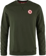Fjällräven 1960 Logo Badge Sweater M Deep Forest L Sudadera con capucha para exteriores