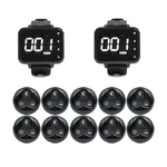 Wireless Alarm System Wrist Pagers And Buttons Sets Caregiver Waiter Pagering System Wrist Buzzer for Restaurant Cafe