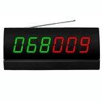SINGCALL Wireless Paging System, Screen Receiver that Shows 2 Groups of 3 Digit with Different Color, APE2600 Fixed ReceiverE