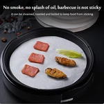 20pcs Air Fryer Baking Paper Silicone Oil Paper Bun Cake Non-stick Steaming Basket Mat Home BBQ Oil-Absorbing Papers For Kitchen