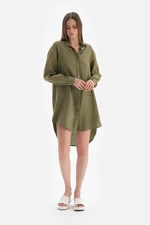 Dagi Green Linen Shirt