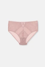 Dagi Soft Pink Lace Detailed High Waist Panties